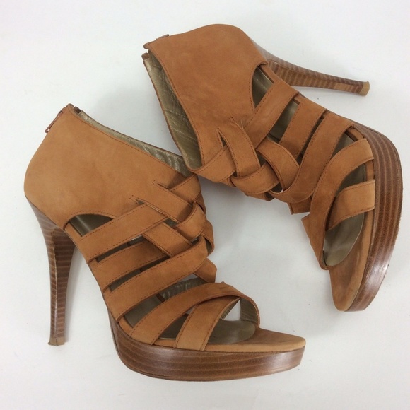 Stuart Weitzman Shoes - Stuart Weitzman Saxony Leather Cage Platform